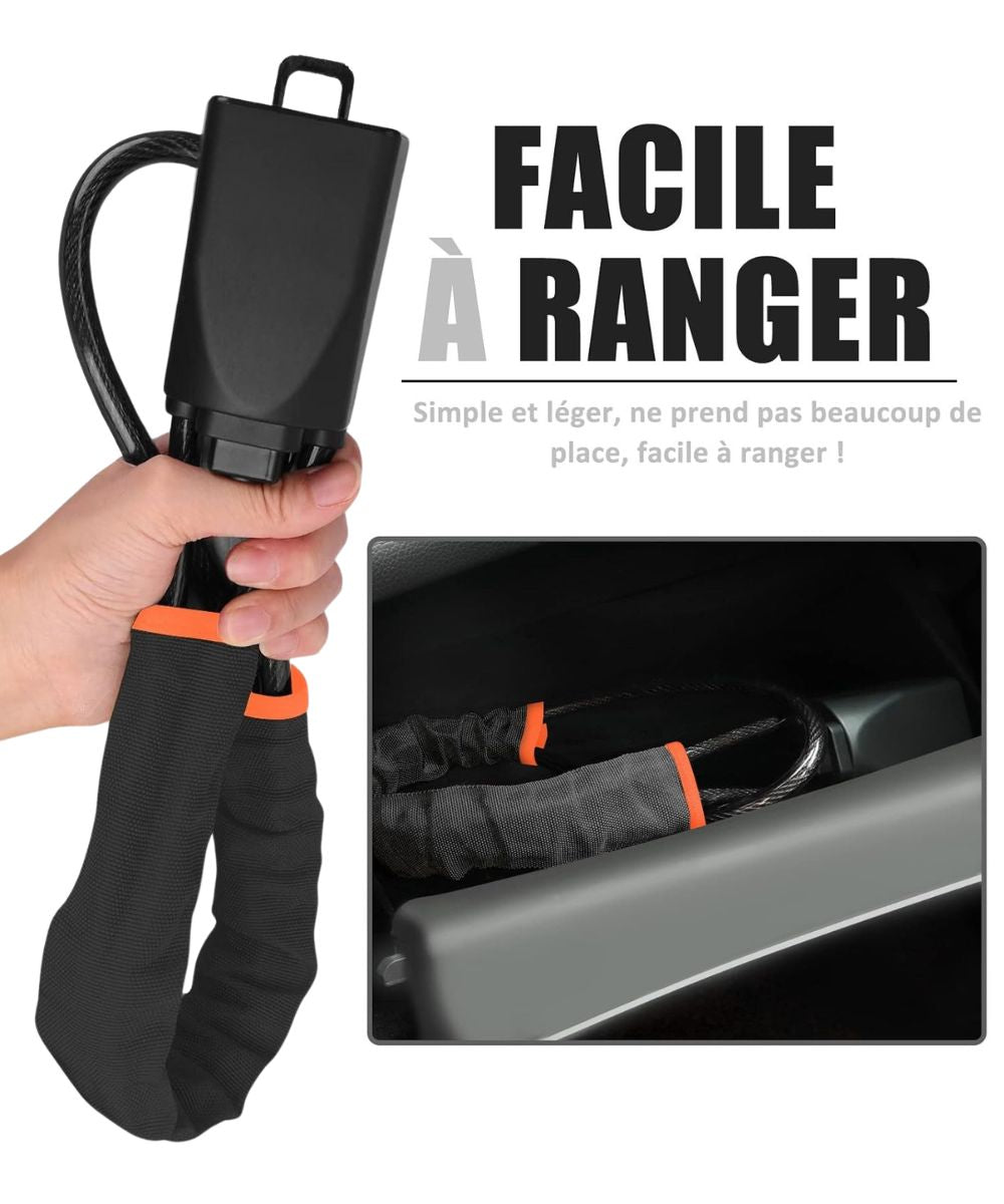 قفل ميكانيكي للسيارة – أمان أقصى وحماية ضد السرقة