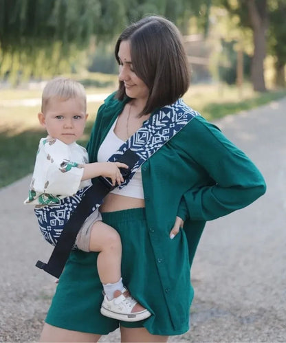 حاملة أطفال سلينغ مريحة – قابلة للتعديل وعصرية – من عمر 3 أشهر / ✨ Porte-bébé sling ergonomique – Réglable et stylé – Dès 3 mois
